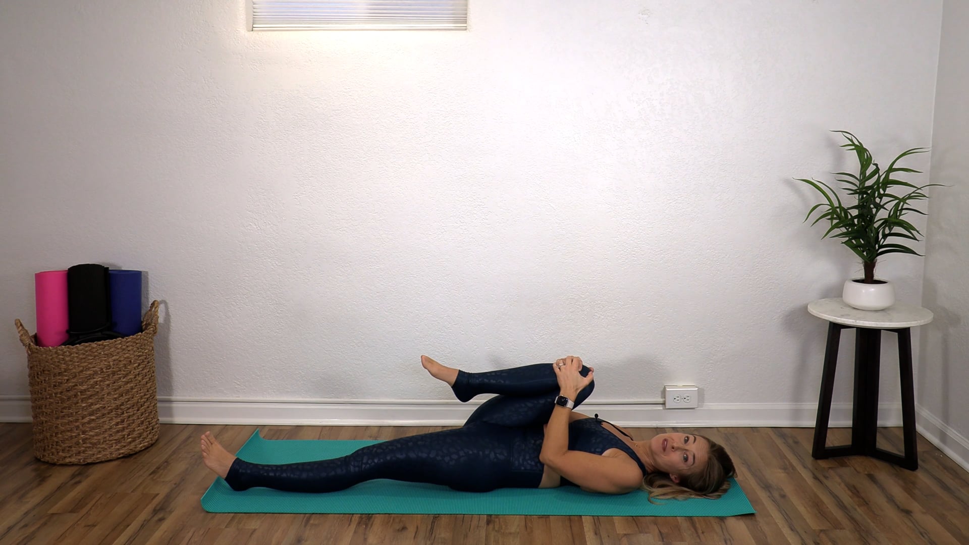 Gentle Hip Stretches - Vimeo thumbnail - Jessica Valant Pilates