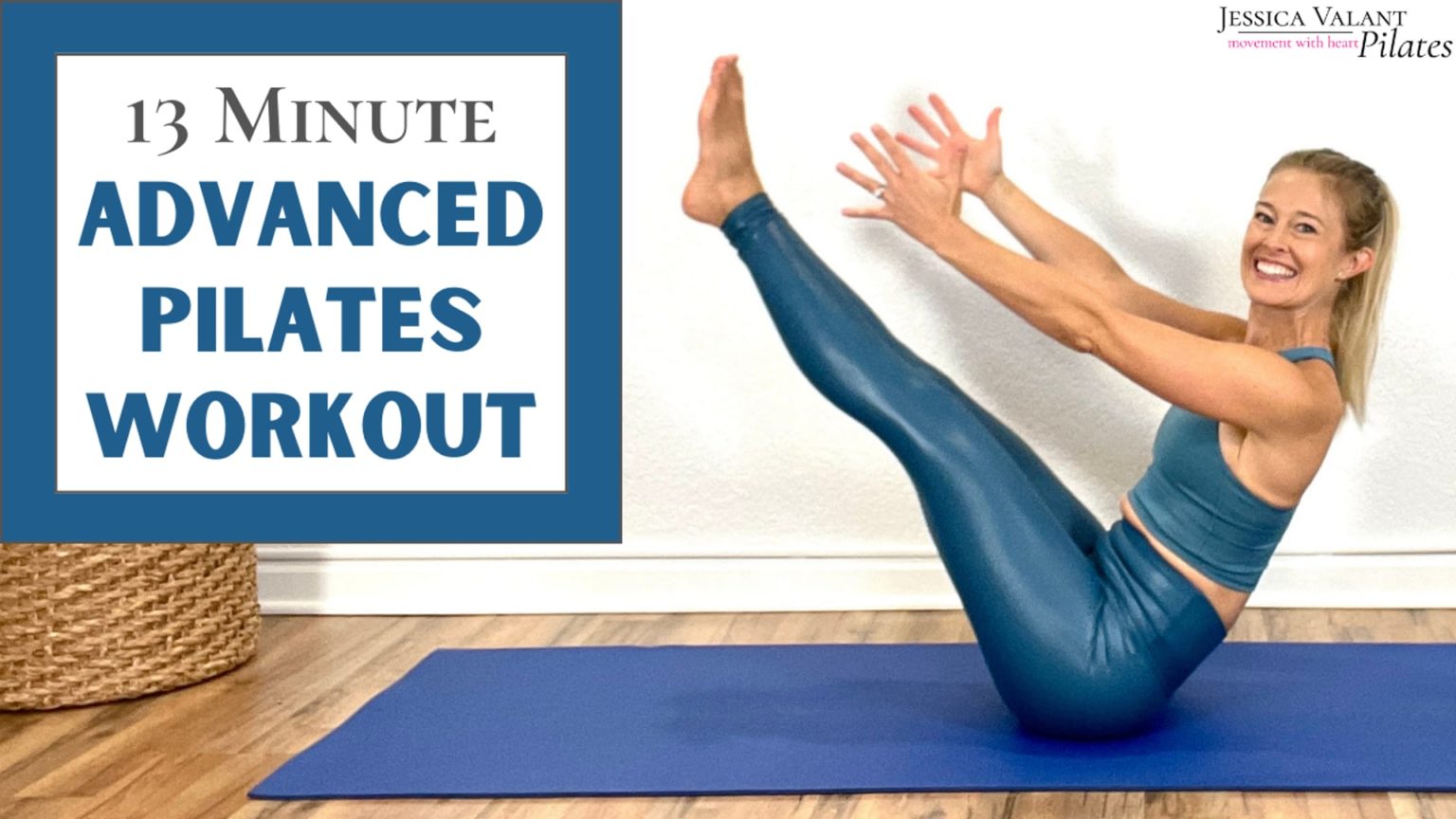 13 Minute Advanced Pilates Workout - Jessica Valant Pilates