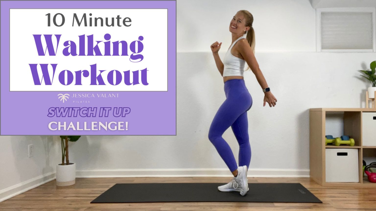 10 Minute Indoor Walking Workout - Switch It Up Challenge - Jessica ...