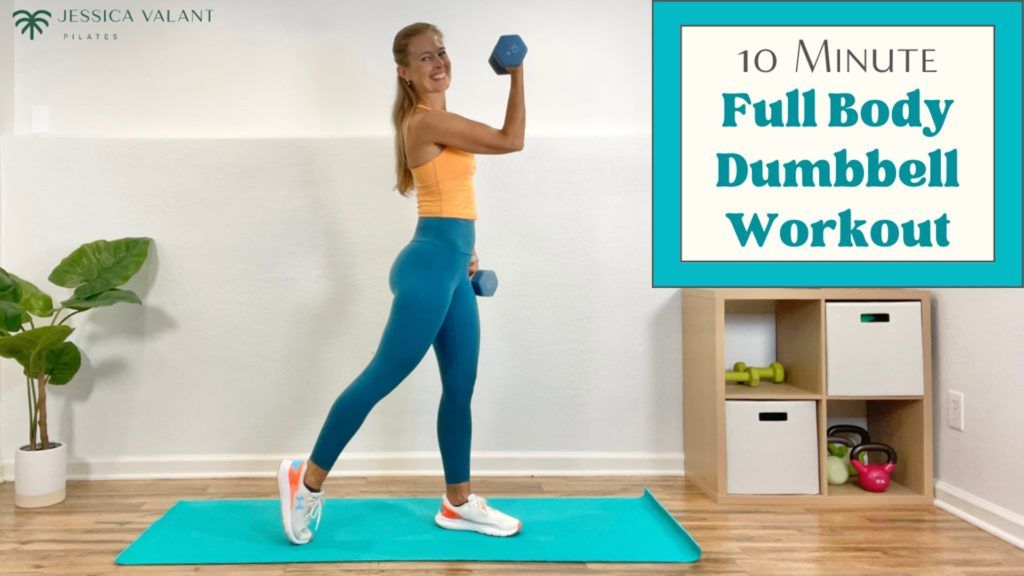 Total Body Dumbbell Workout, Do It At Home!