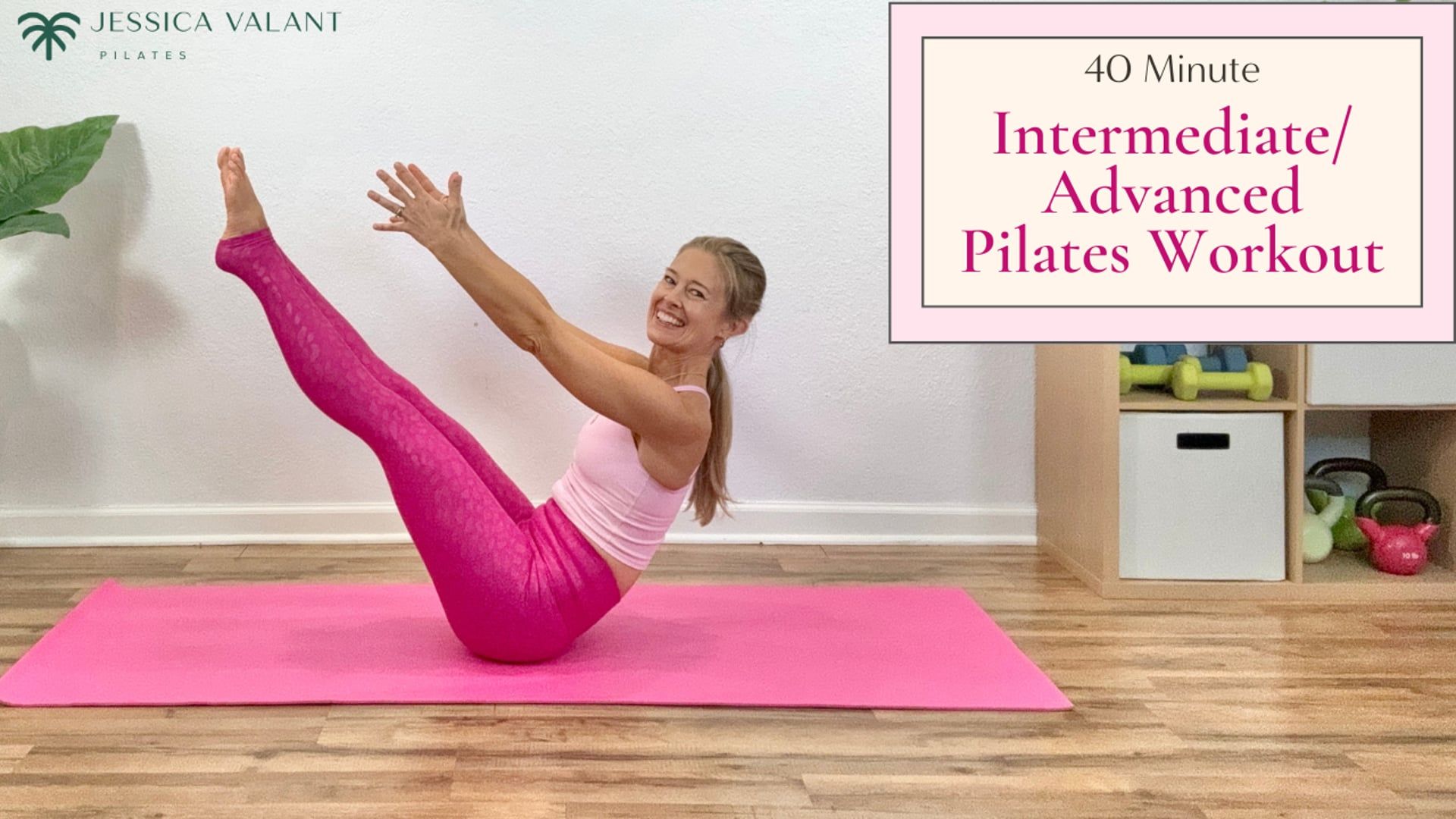 Intermediate/Advanced Pilates Workout - Jessica Valant Pilates